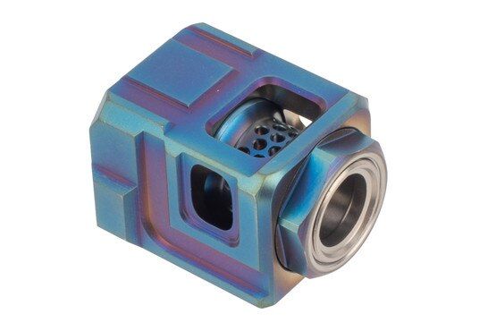 Violet CGS Group Qube 9mm Pistol compensator 1/2x28